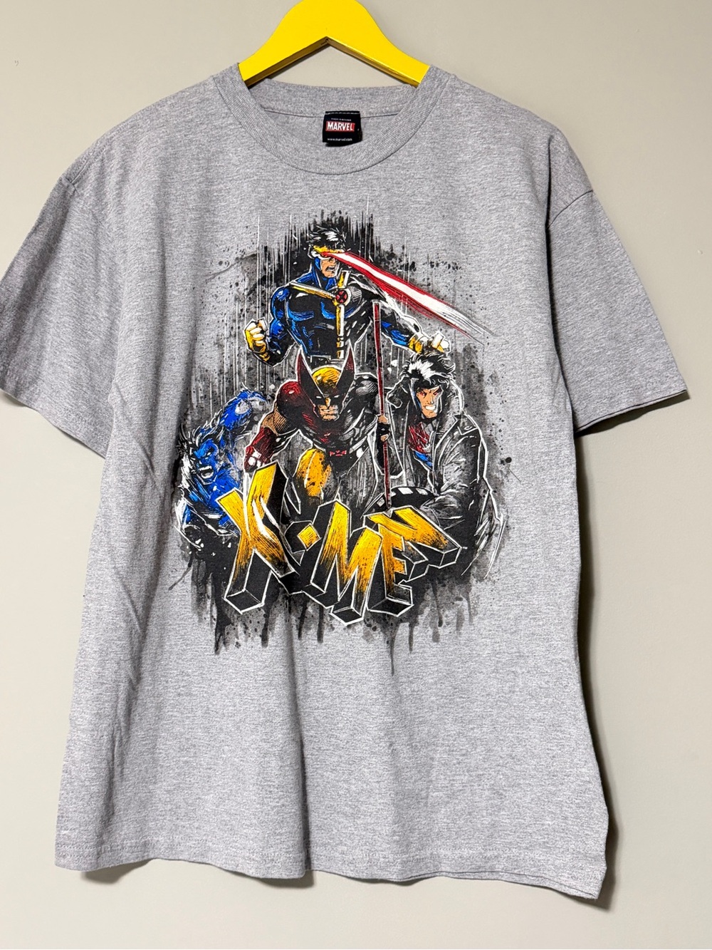 Marvel X-Men grey cotton t-shirt vintage mad engine large